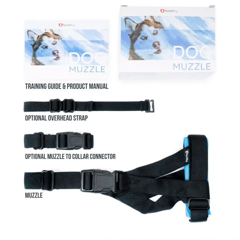 NIB Blue Good Boy Dog Muzzle Size Medium